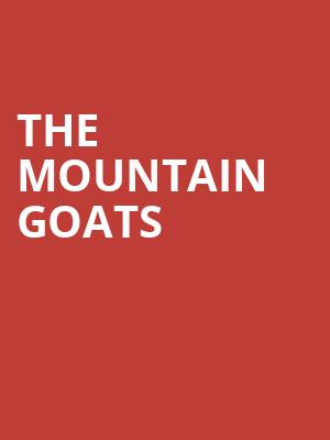 The Mountain Goats, Bluebird Nightclub, Bloomington